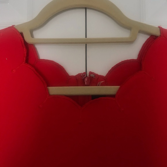 Teri Jon Red A-line Dress - Picture 2 of 7